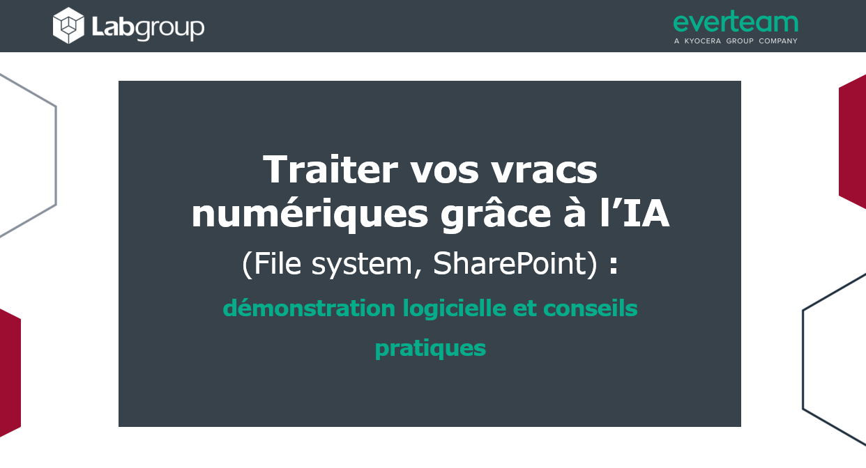 Traiter vos vracs numeriques grace a l’IA